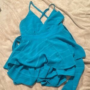 Vibrant Blue Strappy Dress